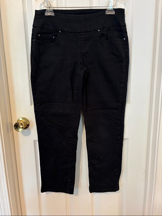 Time and Tru Denim - Black Women’s Slim Stretch Jeans stretch waistband size M petite 8-10.